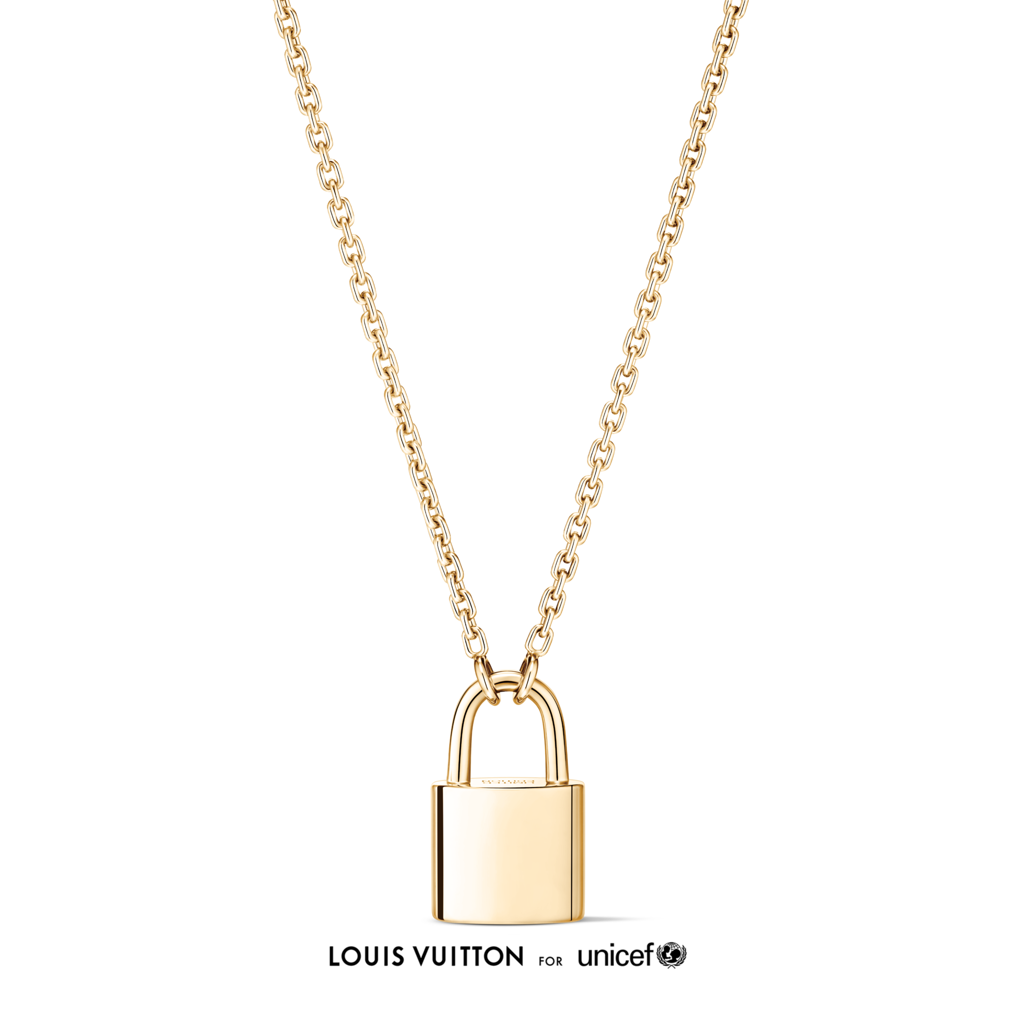 Silver Lockit Exclusive Gold Edition Pendant, Yellow Gold